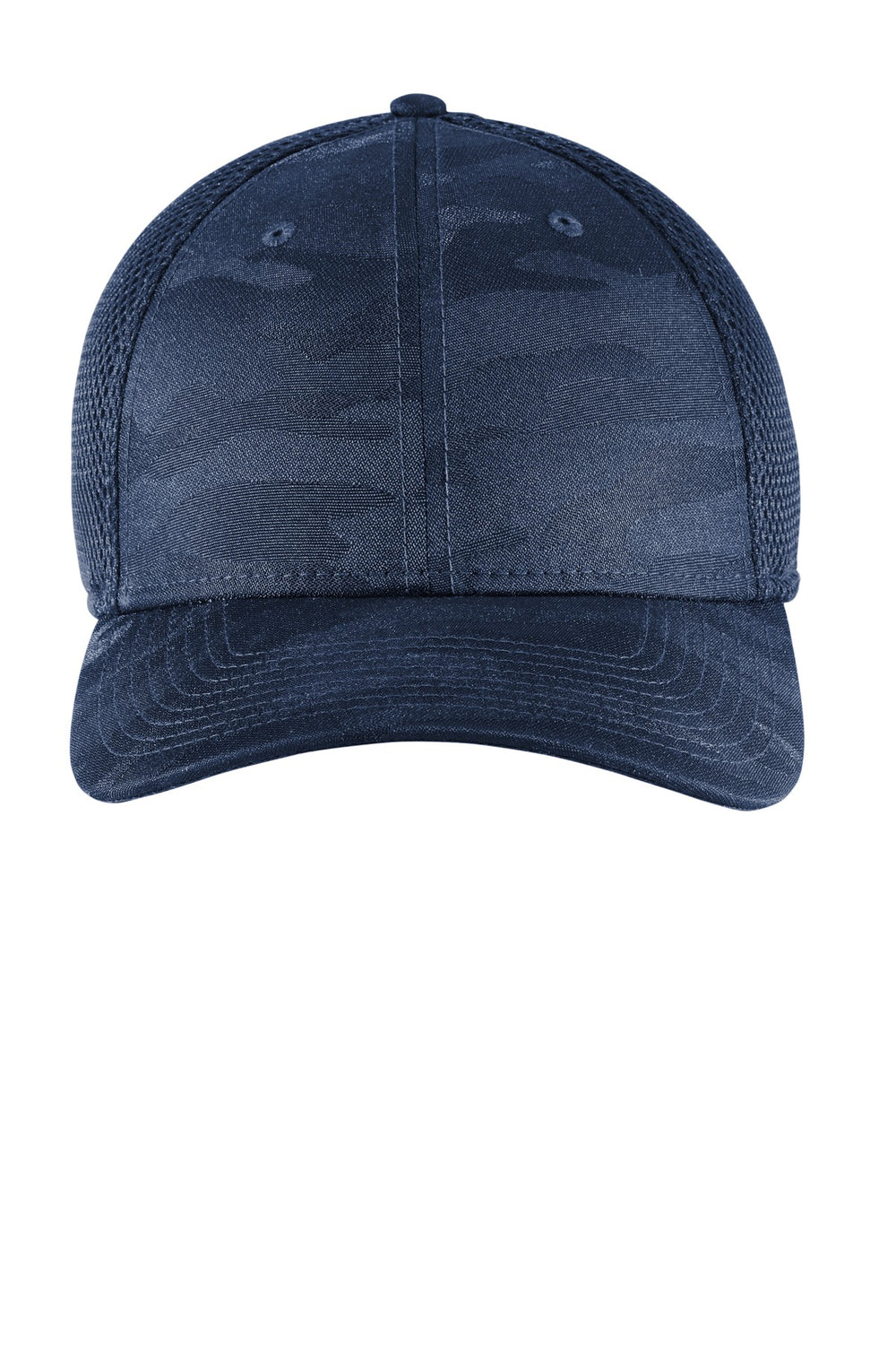 New Era  Tonal Camo Stretch Tech Mesh Cap NE1091 — Navy Camo — front