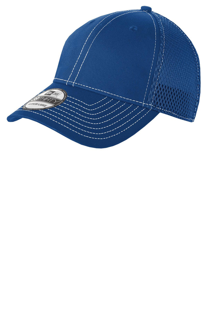 New Era - Stretch Mesh Contrast Stitch Cap. NE1120 — Royal/ White — front
