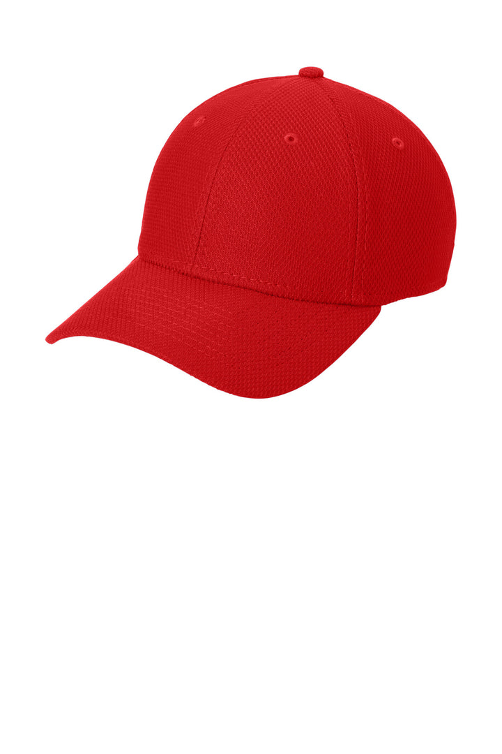 New Era  Diamond Era Stretch Cap. NE1121 — Scarlet — front