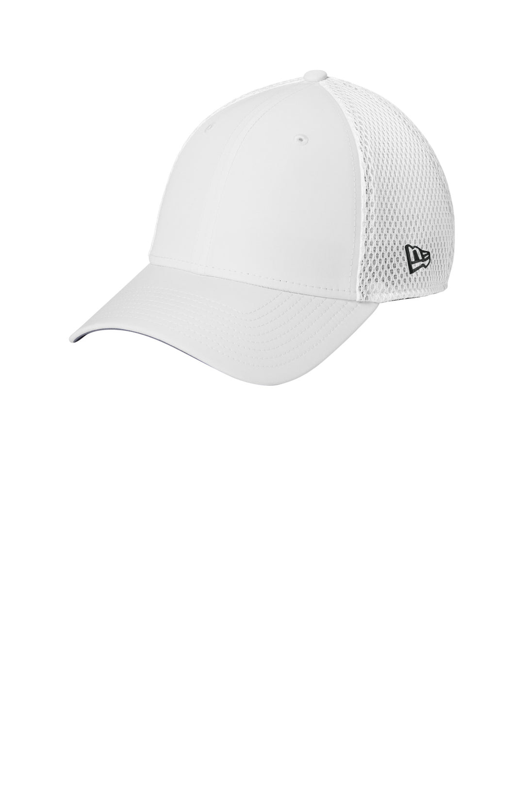New Era 39THIRTY Performance Stretch Mesh Cap NE1130 — White — front