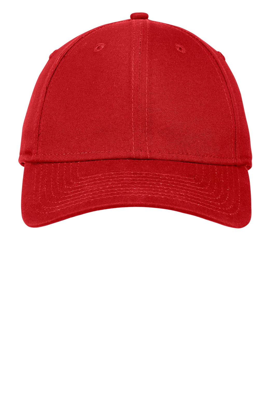 New Era - Adjustable Structured Cap.  NE200 — Scarlet Red — front