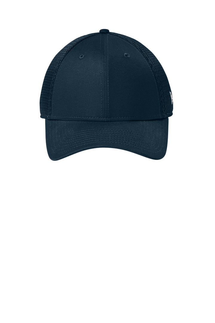 New Era Snapback Contrast Front Mesh Cap. NE204 — Flag Deep Navy — front