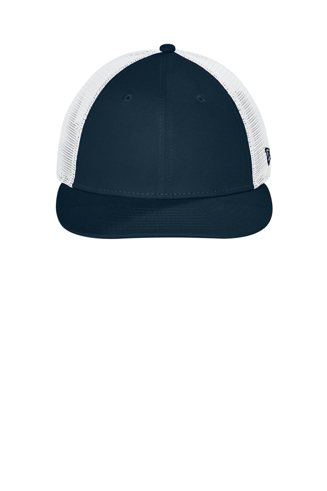 New Era   Snapback Low Profile Trucker Cap   NE207 — Flag Deep Navy/ White — front