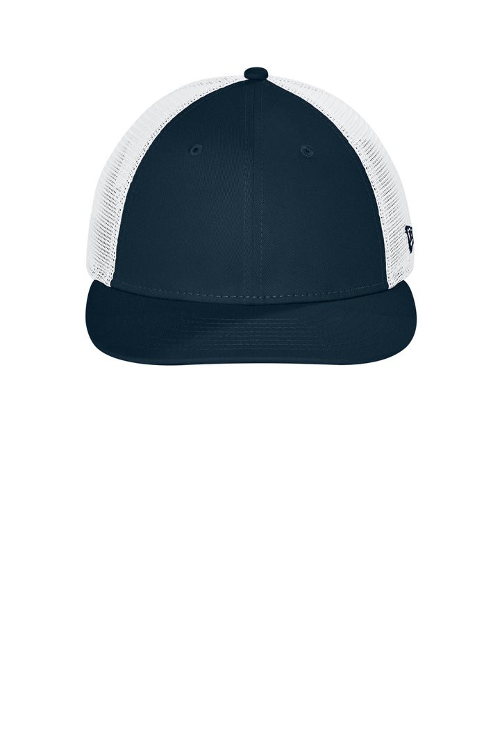 New Era   Snapback Low Profile Trucker Cap   NE207 — Flag Deep Navy/ White — front
