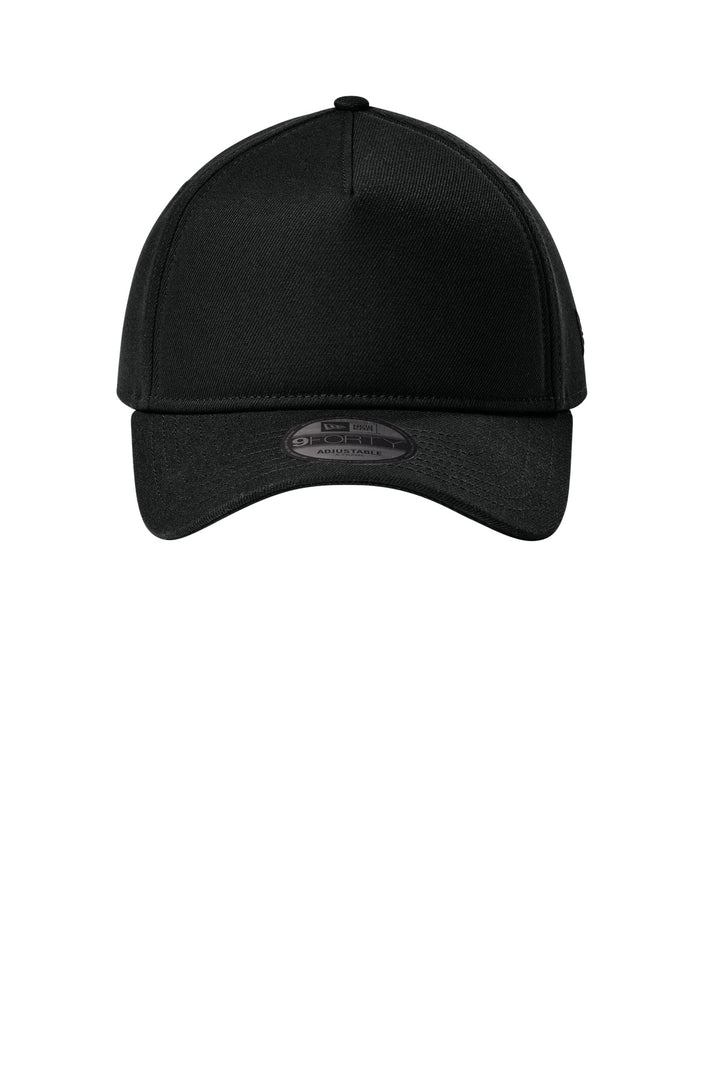 New Era A-Frame Snapback Cap NE211 — Black — front