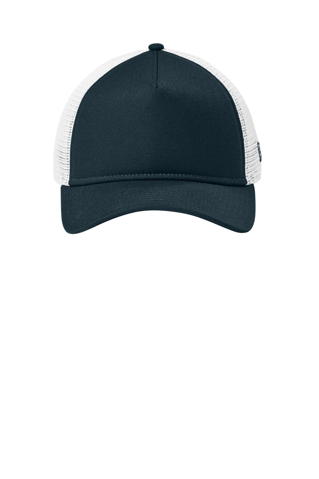 New Era A-Frame Snapback Mesh Back Cap NE212 — Flag Deep Navy/ White — front