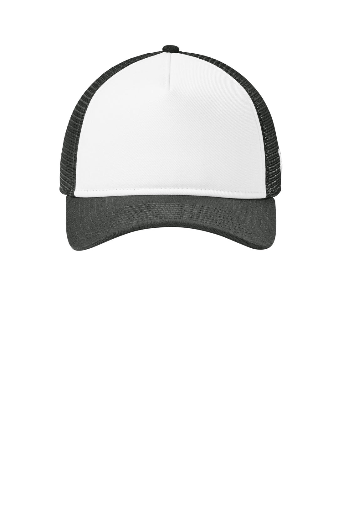 New Era A-Frame Snapback Mesh Back Cap NE212 — Flag White/ Graphite/ Graphite — front