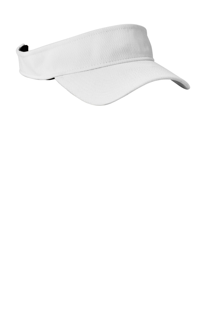 New Era Performance Dash Adjustable Visor NE219 — White — front