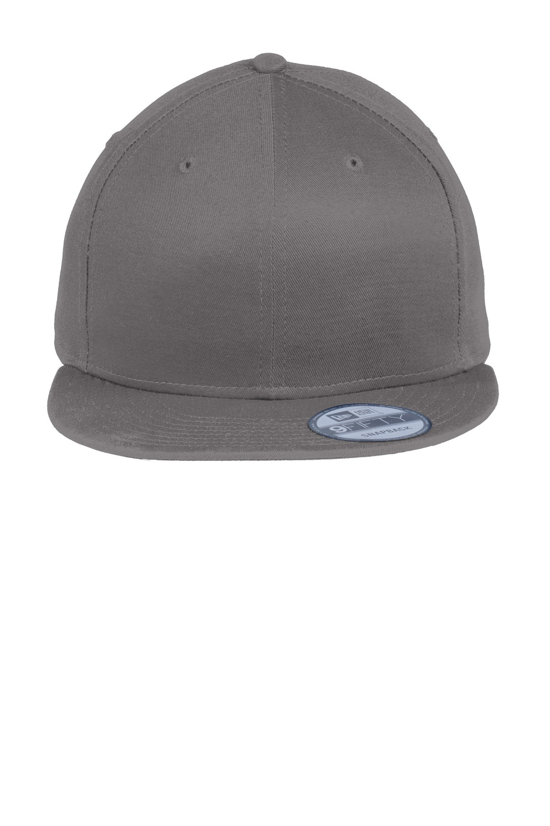 New Era - Flat Bill Snapback Cap. NE400 — Charcoal — front