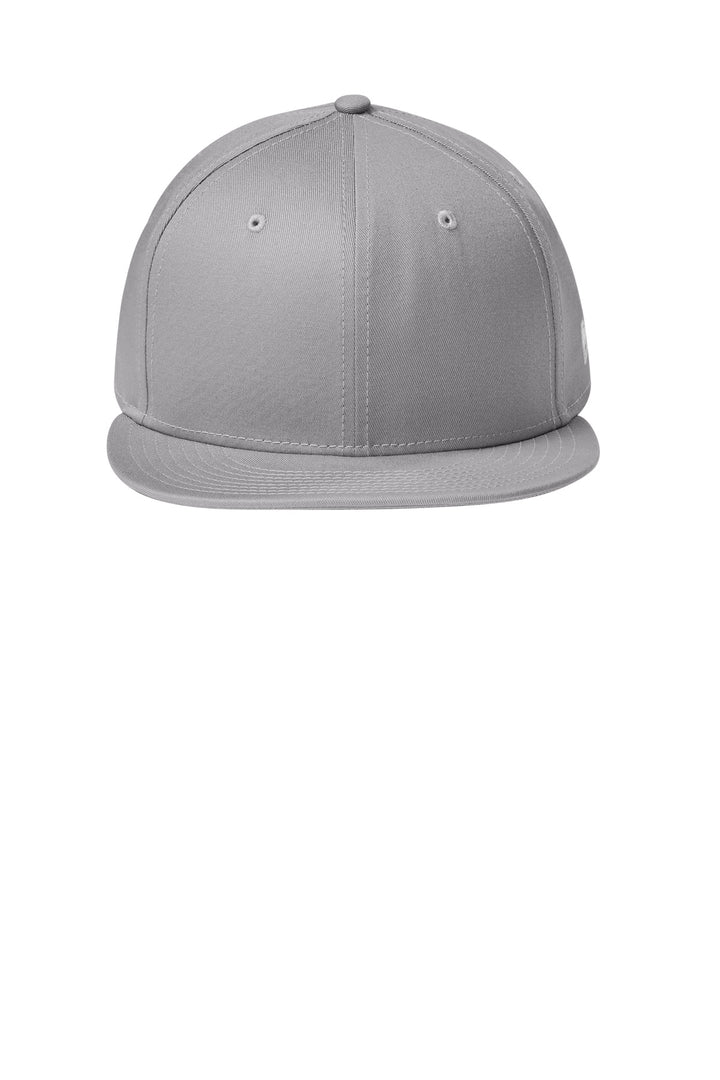 New Era - Flat Bill Snapback Cap. NE400 — Flag Grey — front