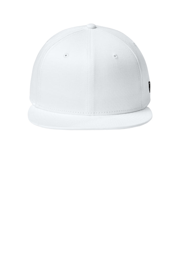 New Era - Flat Bill Snapback Cap. NE400 — Flag White — front