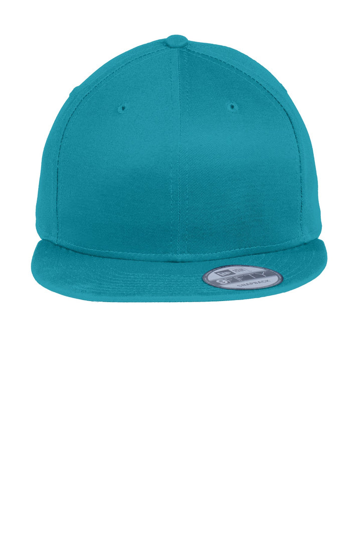 New Era - Flat Bill Snapback Cap. NE400 — Shark Teal — front