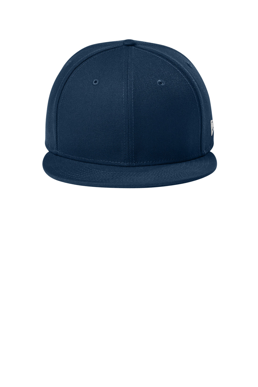 New Era Standard Fit Flat Bill Snapback Cap NE4020 — Flag Deep Navy — front