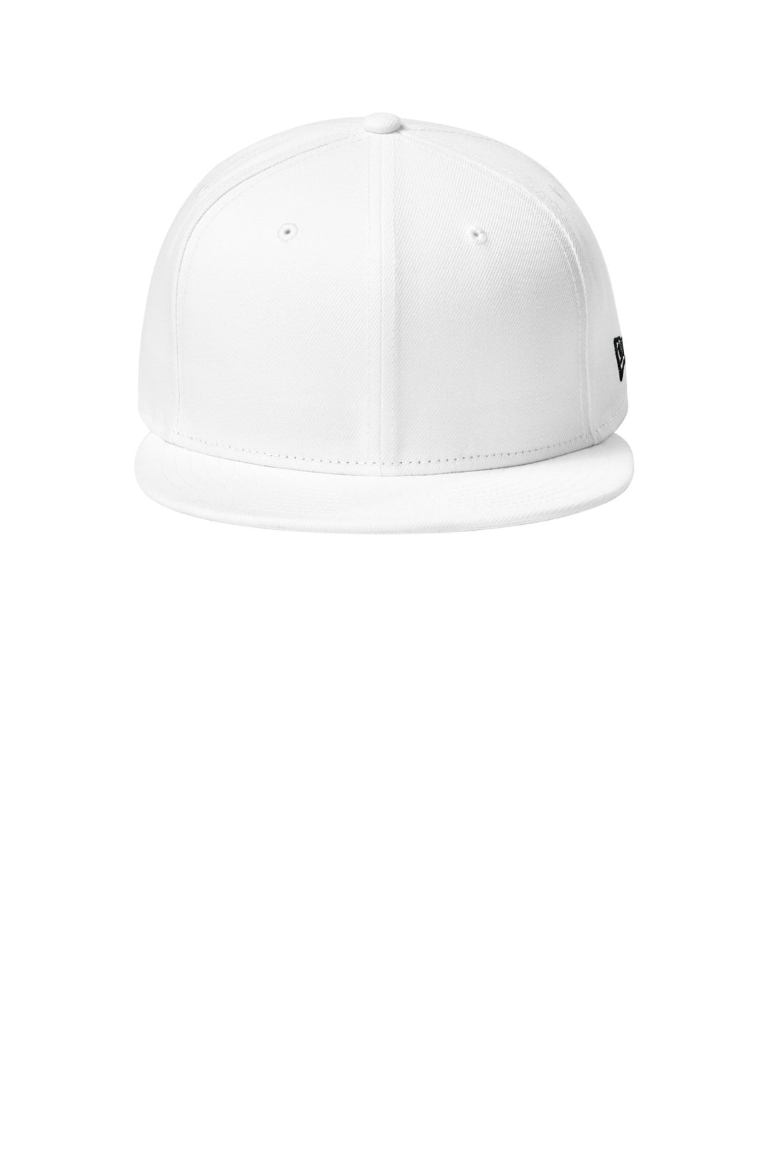 New Era Standard Fit Flat Bill Snapback Cap NE4020 — Flag White — front