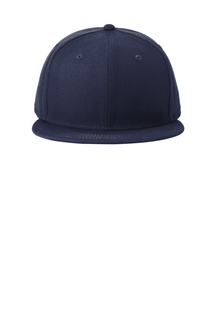 New Era Standard Fit Flat Bill Snapback Cap NE4020 — Graphite — front