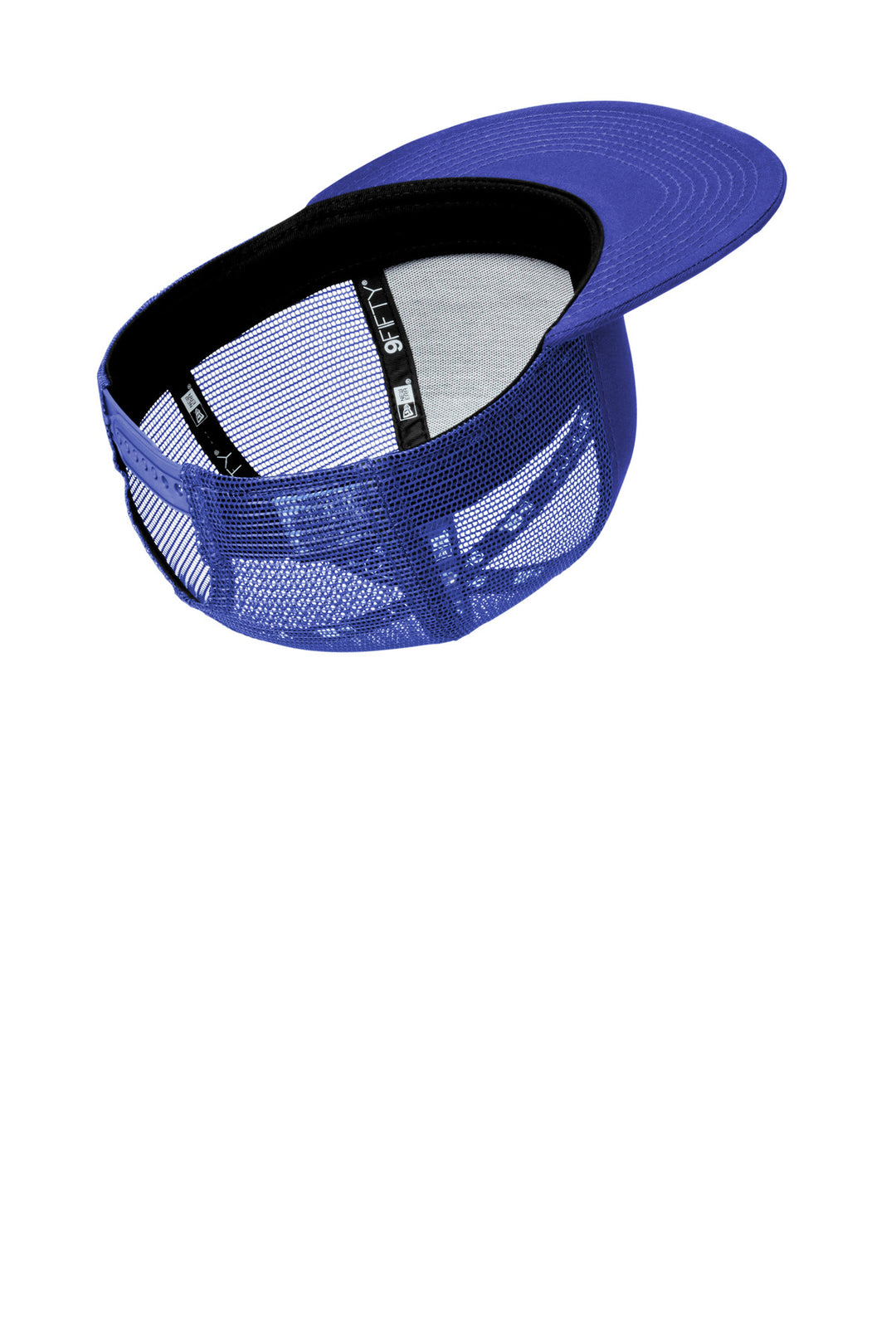 New Era Standard Fit Snapback Trucker Cap NE4030 — Royal/ Royal — front