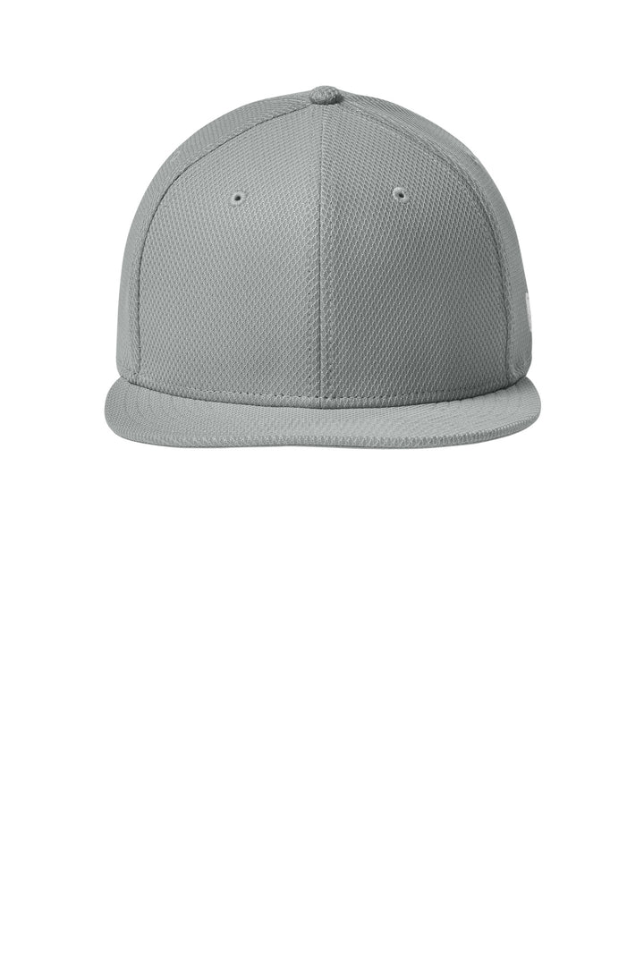 New Era  Original Fit Diamond Era Flat Bill Snapback Cap. NE404 — Flag Grey — front