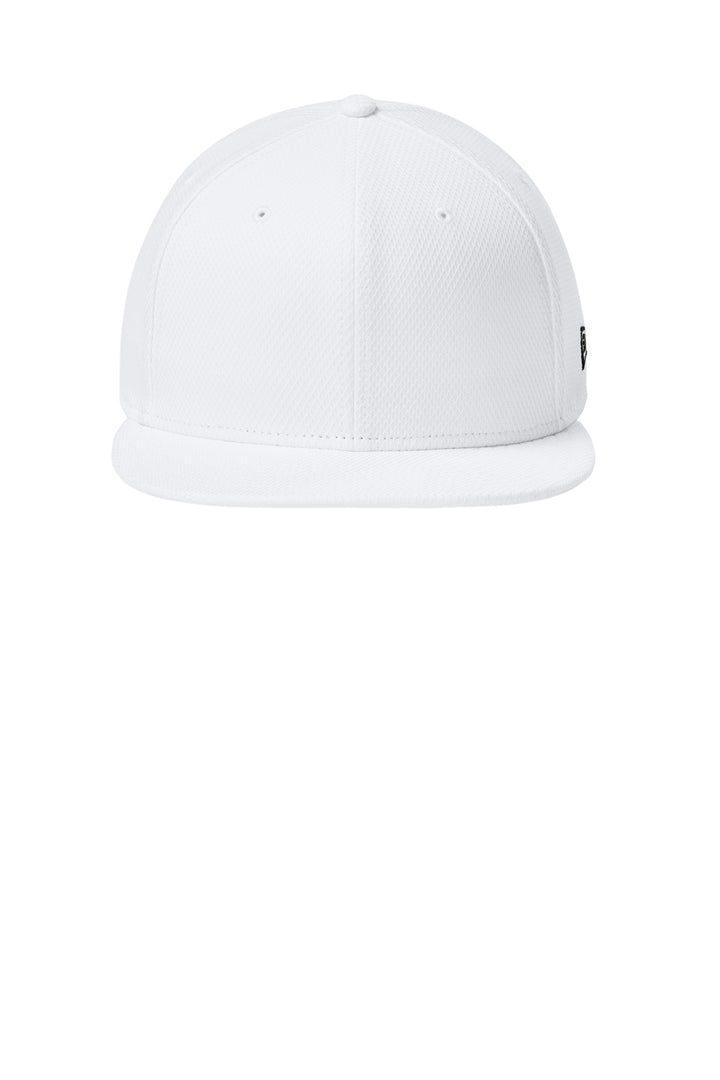 New Era  Original Fit Diamond Era Flat Bill Snapback Cap. NE404 — Flag White — front
