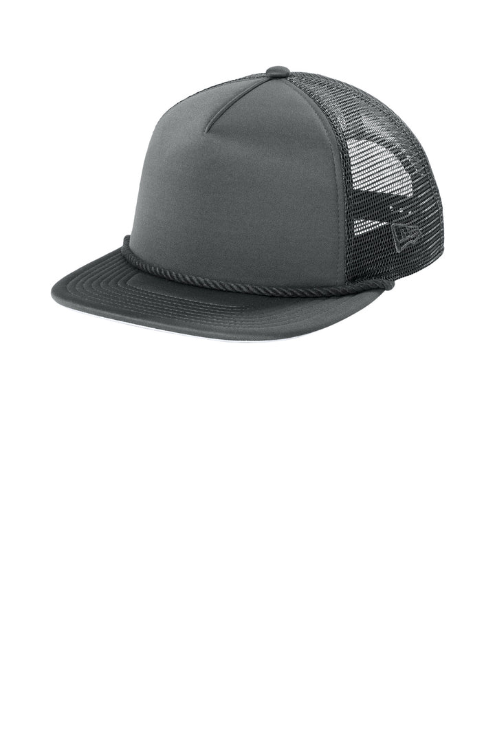 New Era Foam Rope Trucker Cap NE410 — Graphite — front