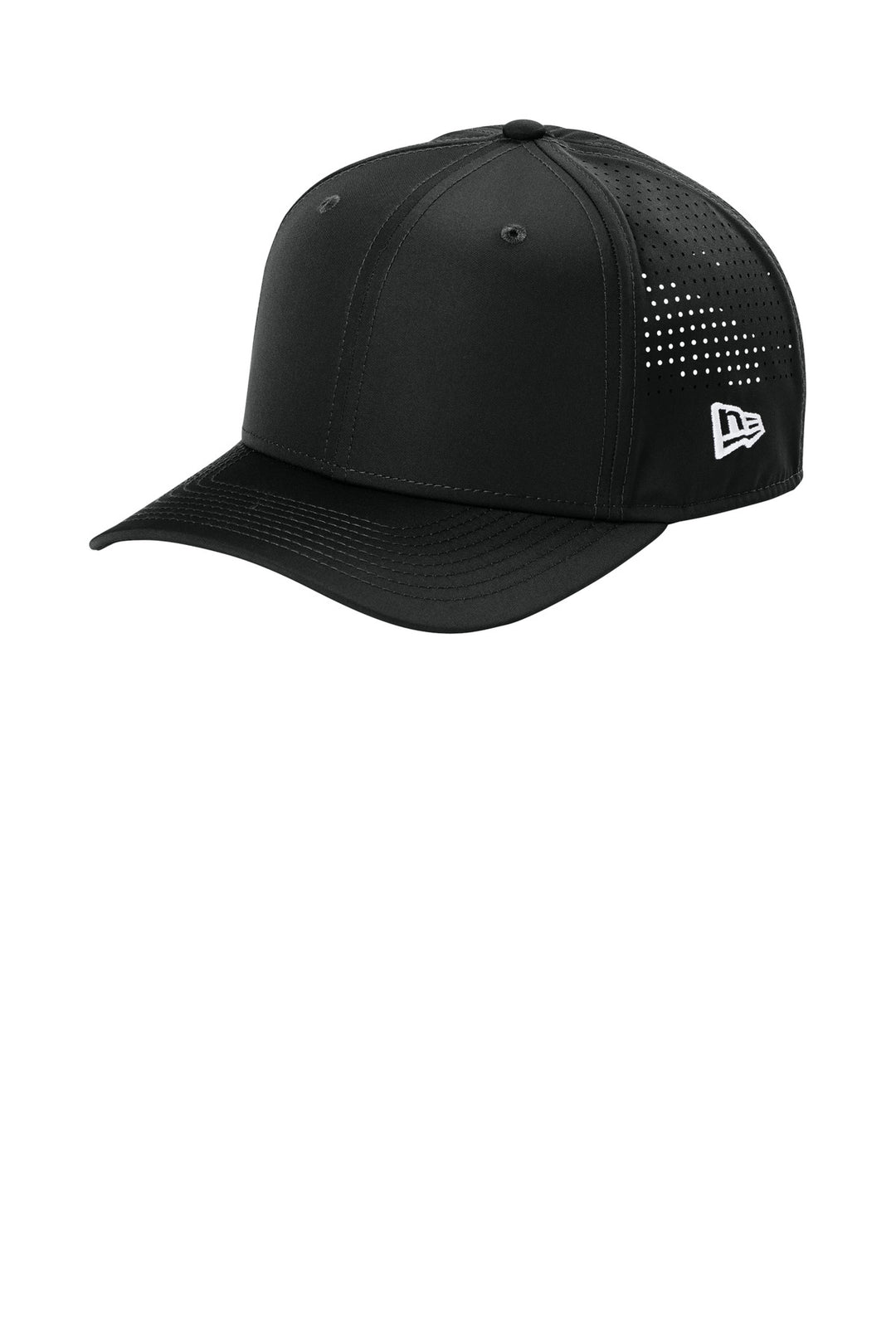 New Era 9SEVENTY Perforated Snapback Cap NE501 — Black — front