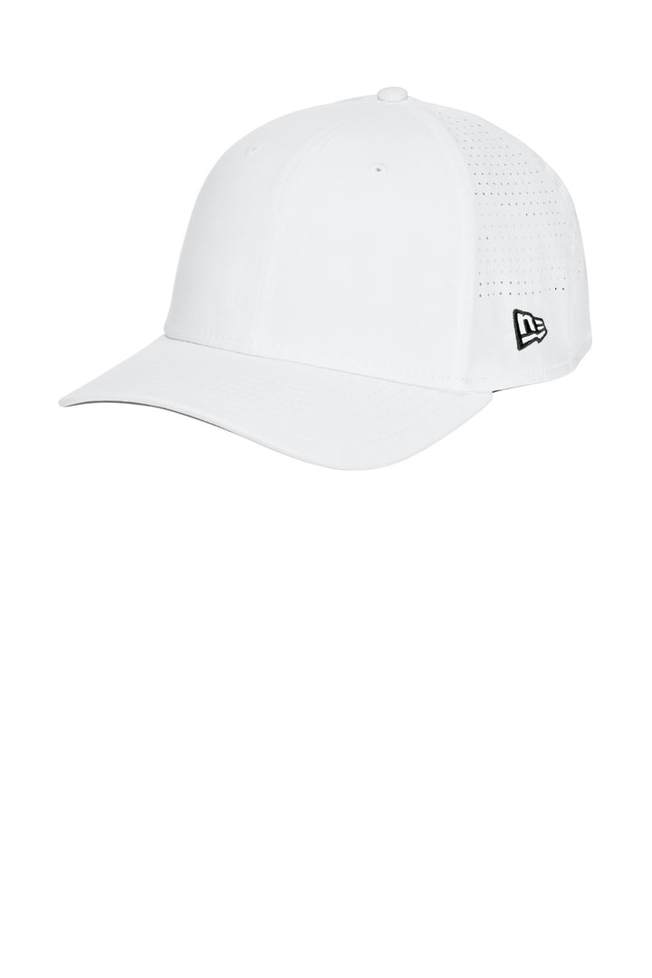 New Era 9SEVENTY Perforated Snapback Cap NE501 — White — front