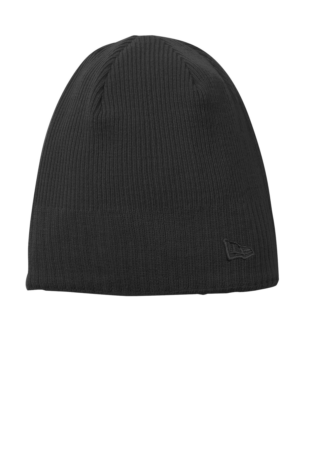 New Era Knit Beanie. NE900 — Black — front