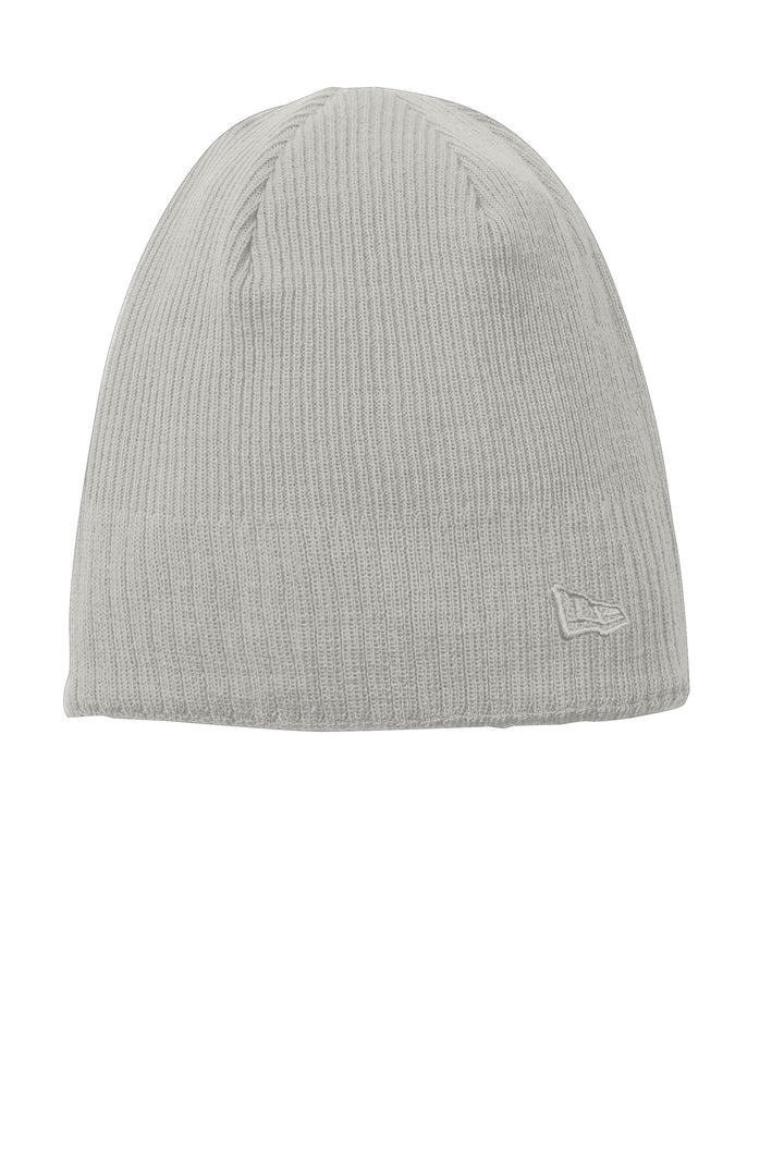 New Era Knit Beanie. NE900 — Grey — front