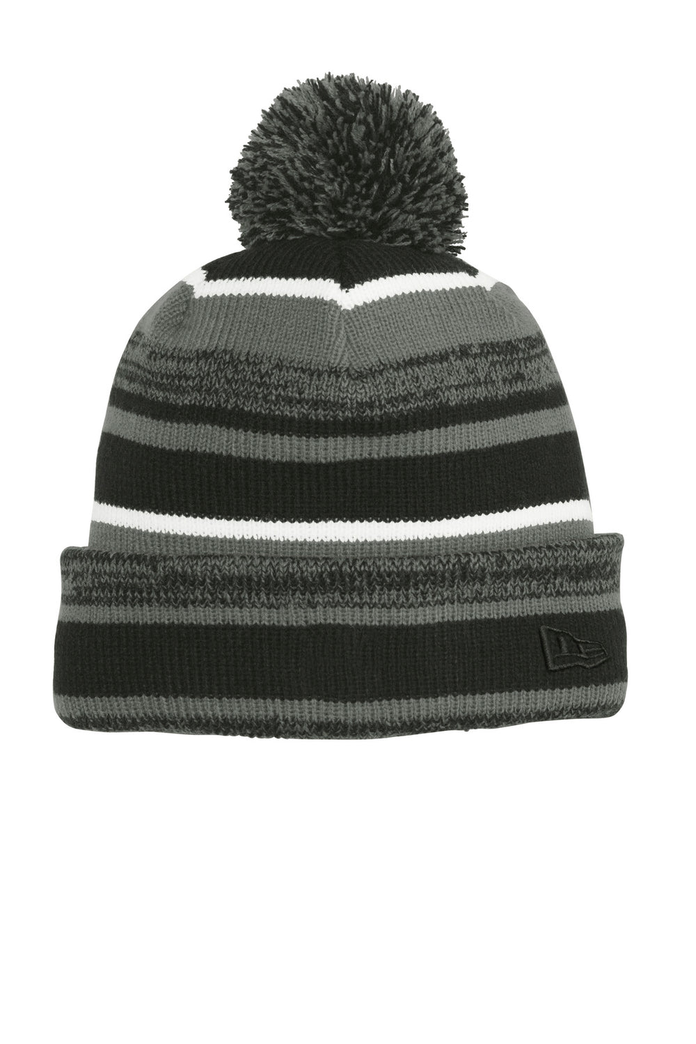New Era Sideline Beanie. NE902 — Black/ Graphite — front