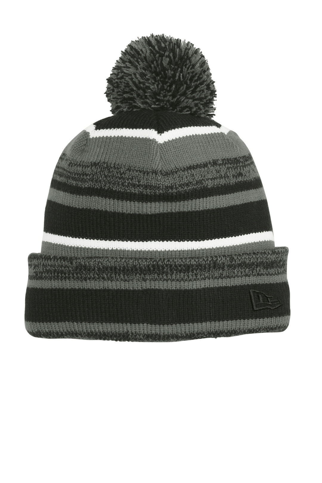 New Era Sideline Beanie. NE902 — Black/ Graphite — front