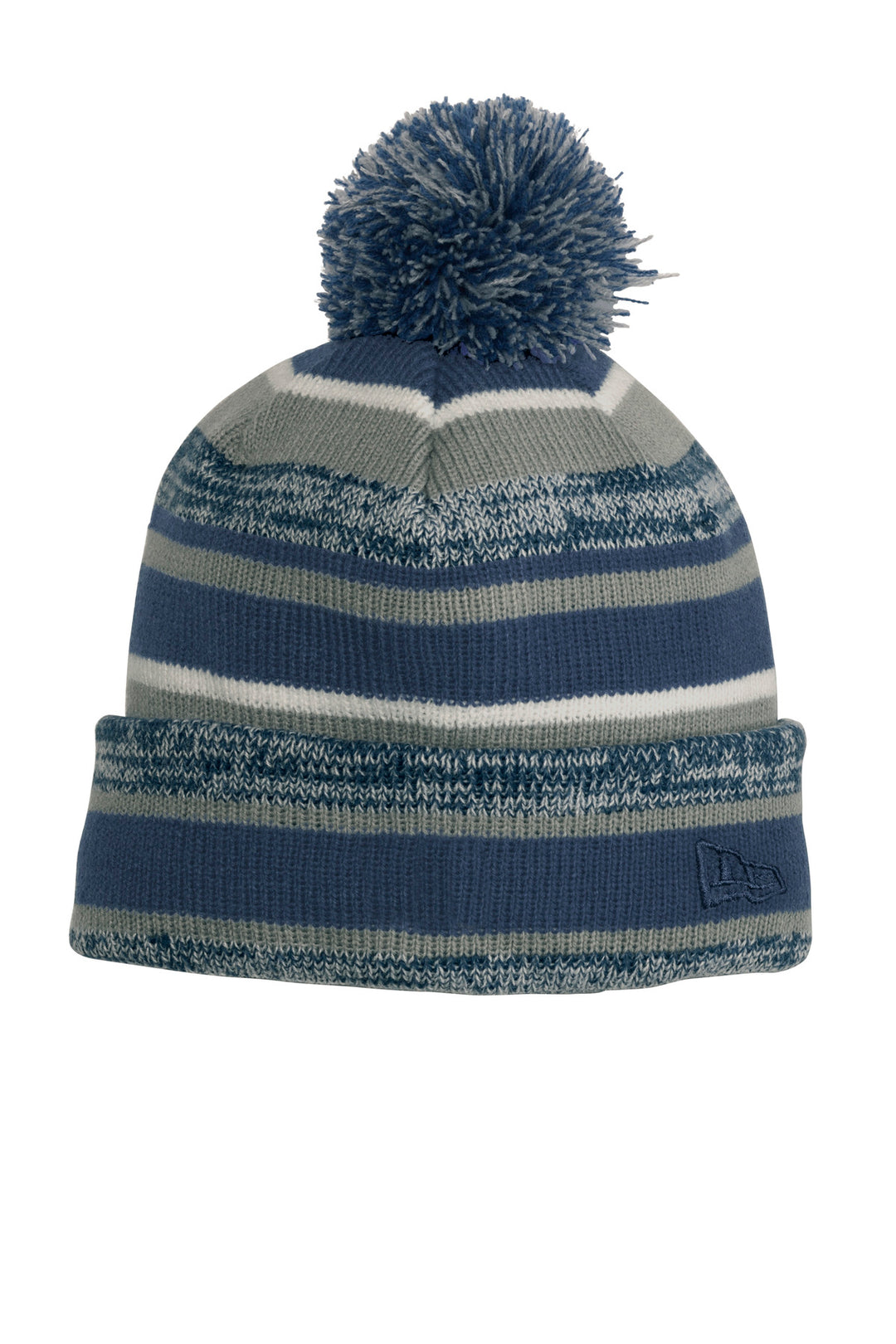New Era Sideline Beanie. NE902 — Navy/ Graphite — front