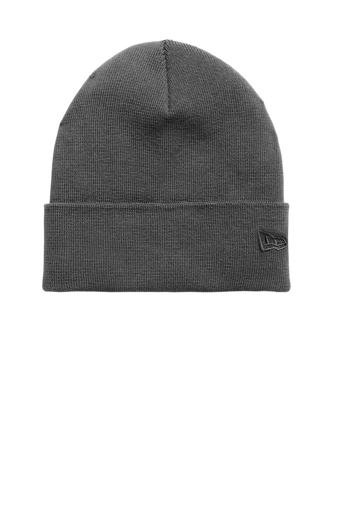 New Era Recycled Cuff Beanie NE907 — Graphite — front