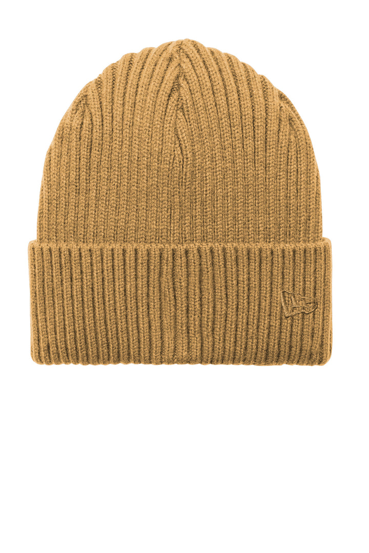 New Era Core Classic Cuff Beanie NE908 — Light Bronze — front