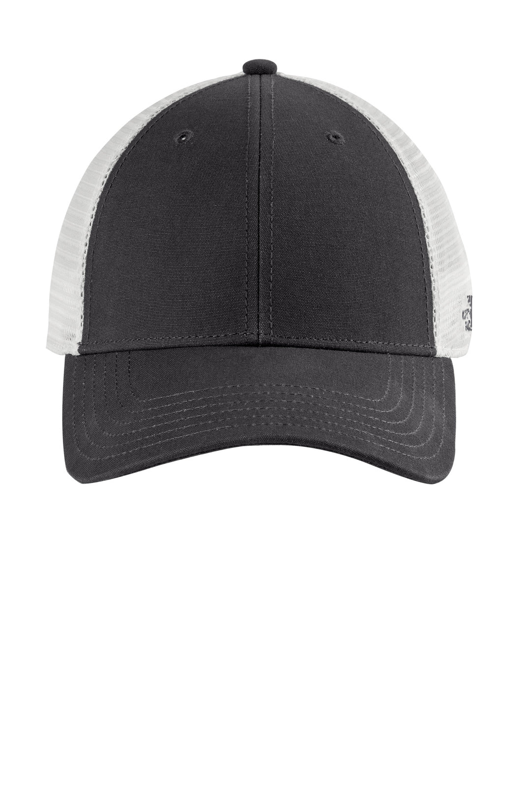 The North Face  Ultimate Trucker Cap. NF0A4VUA — Asphalt Grey/ TNF White — front