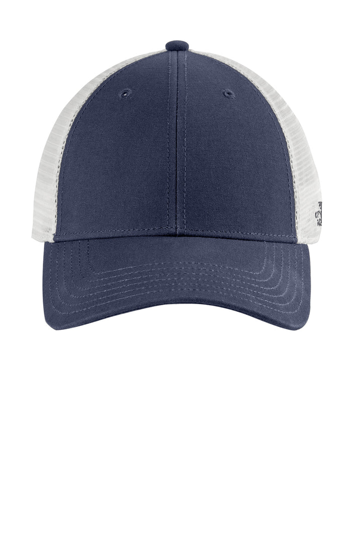 The North Face  Ultimate Trucker Cap. NF0A4VUA — Urban Navy/ TNF White — front