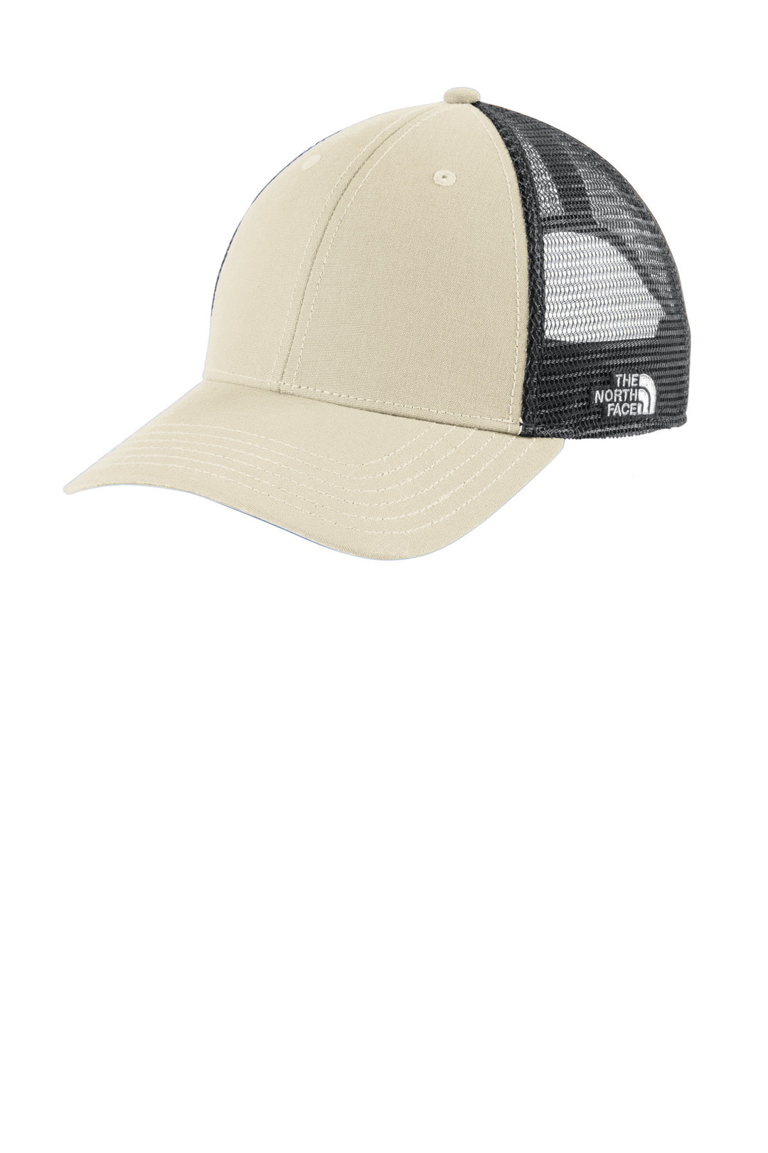 The North Face  Ultimate Trucker Cap. NF0A4VUA — Vintage White/ Asphalt Grey — front