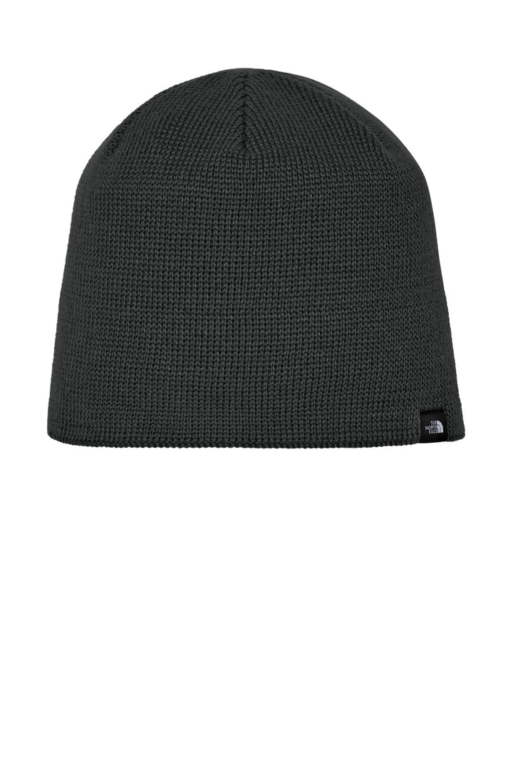 The North Face  Mountain Beanie. NF0A4VUB — Asphalt Grey — front