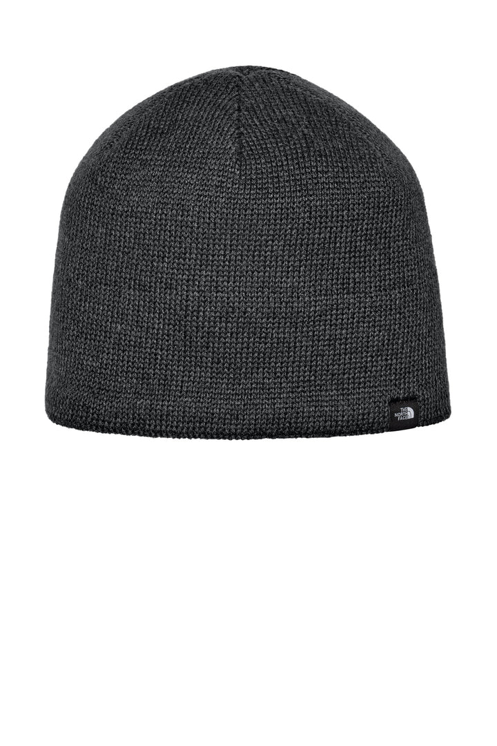 The North Face  Mountain Beanie. NF0A4VUB — TNF Dark Grey Heather — front