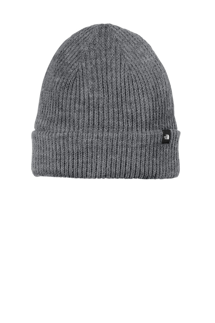 The North Face Circular Rib Beanie NF0A7RGH — TNF Medium Grey Heather — front
