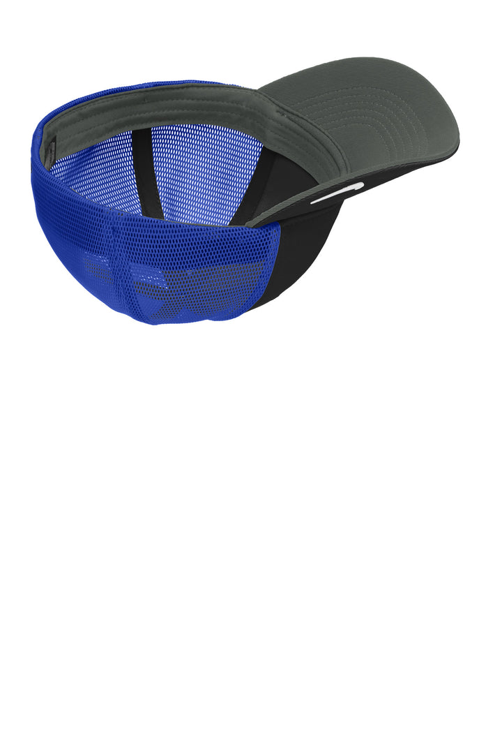 Nike Stretch-to-Fit Mesh Back Cap NKFB6448 — Black/ Game Royal — front