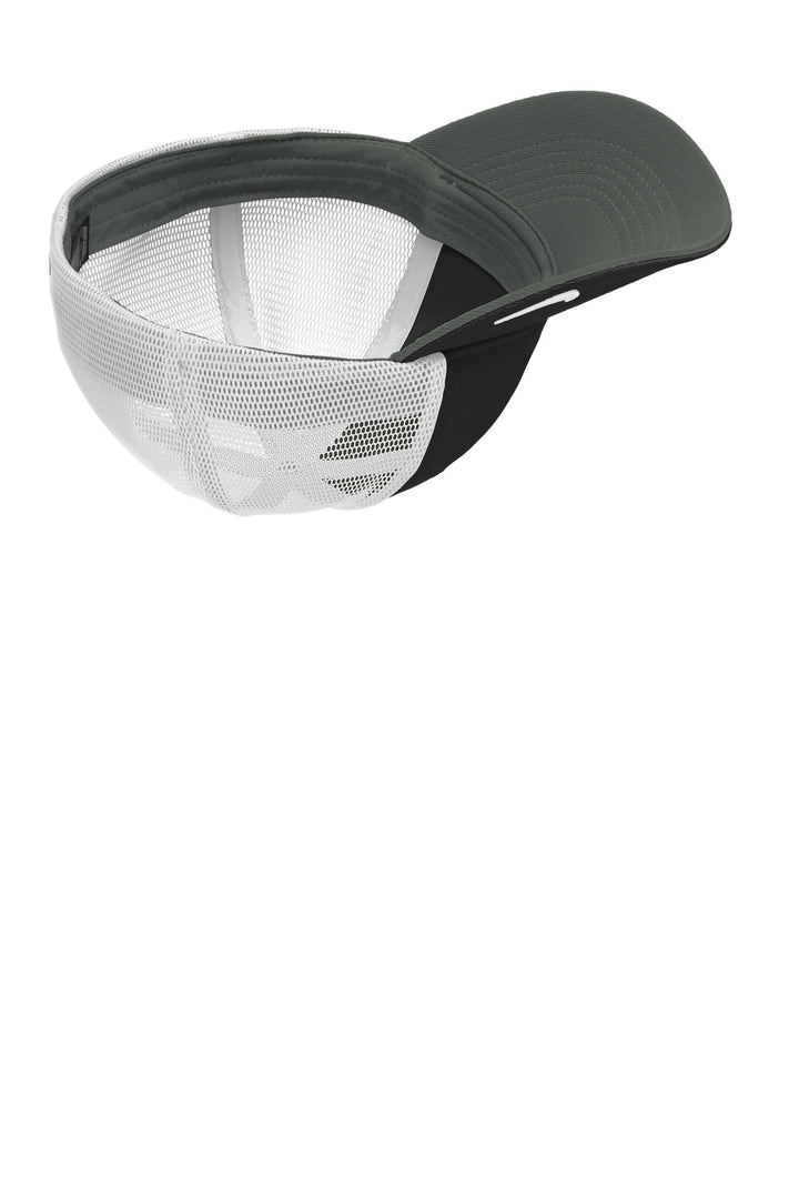 Nike Stretch-to-Fit Mesh Back Cap NKFB6448 — Black/ White — front