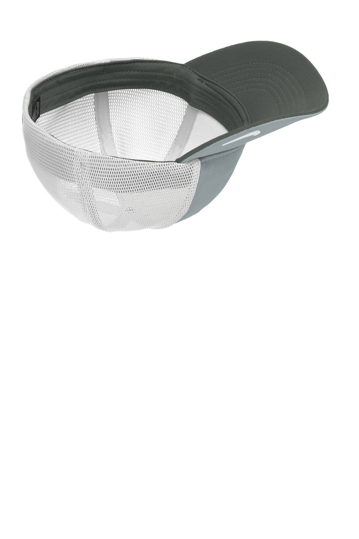 Nike Stretch-to-Fit Mesh Back Cap NKFB6448 — Cool Grey/ White — front