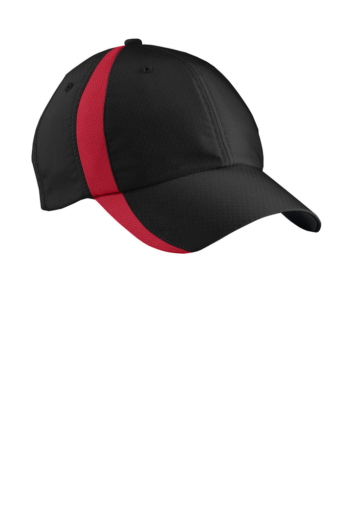 Nike Sphere Performance Cap NKFD9709 — Black/ Gym Red — front