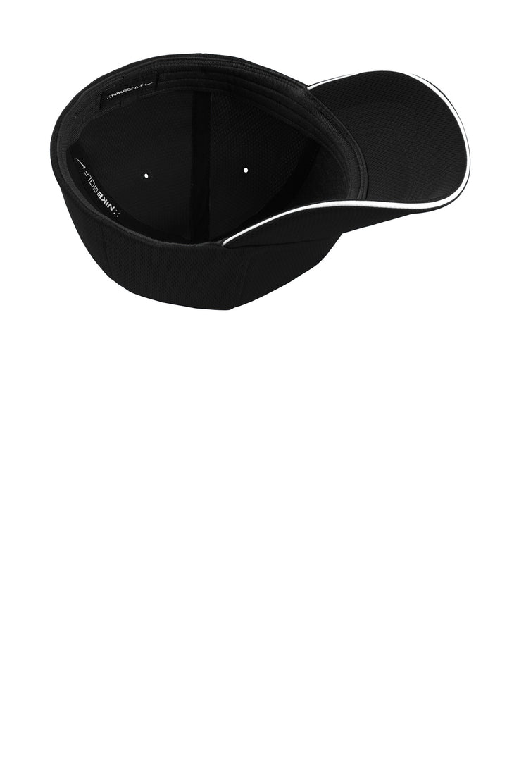 Nike Dri-FIT Stretch Mesh Sandwich Bill Cap NKFD9718 — Black/ White — front