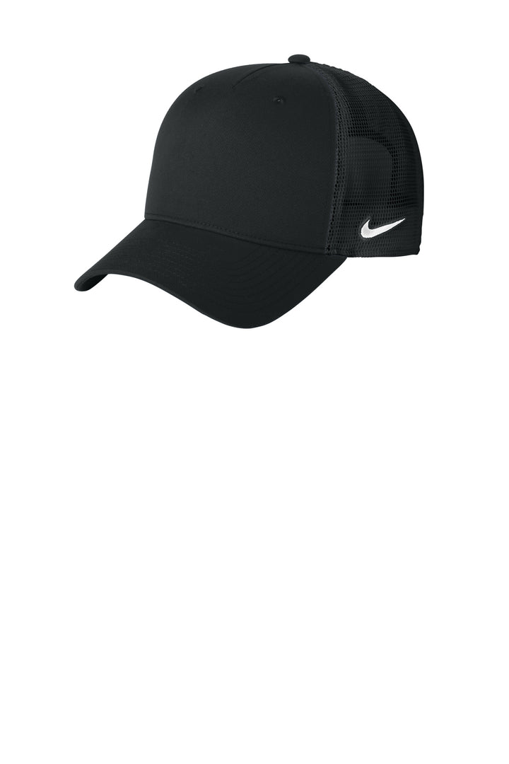 Nike Snapback Mesh Trucker Cap NKFN9893 — Black/ Black — front