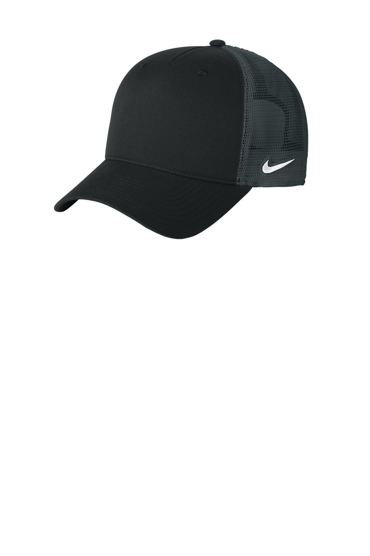 Nike Snapback Mesh Trucker Cap NKFN9893 — Black/ Dark Grey — front
