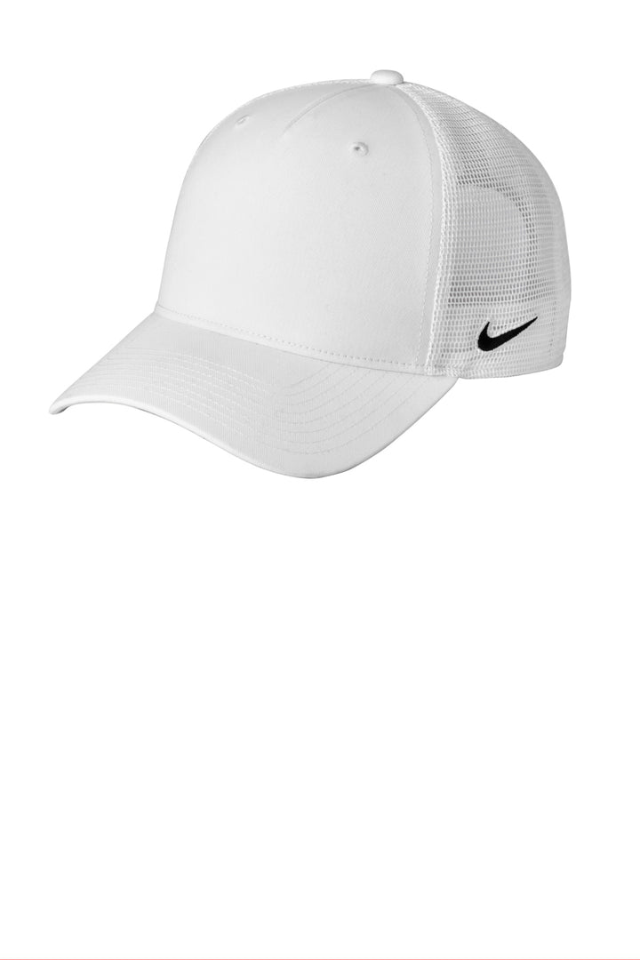 Nike Snapback Mesh Trucker Cap NKFN9893 — White/ White — front