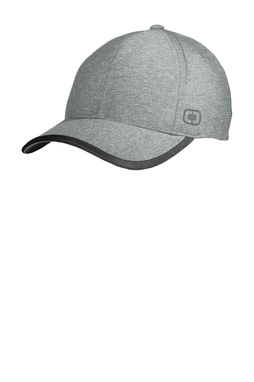 OGIO Flux Cap. OG601 — Heather Gear Grey — front