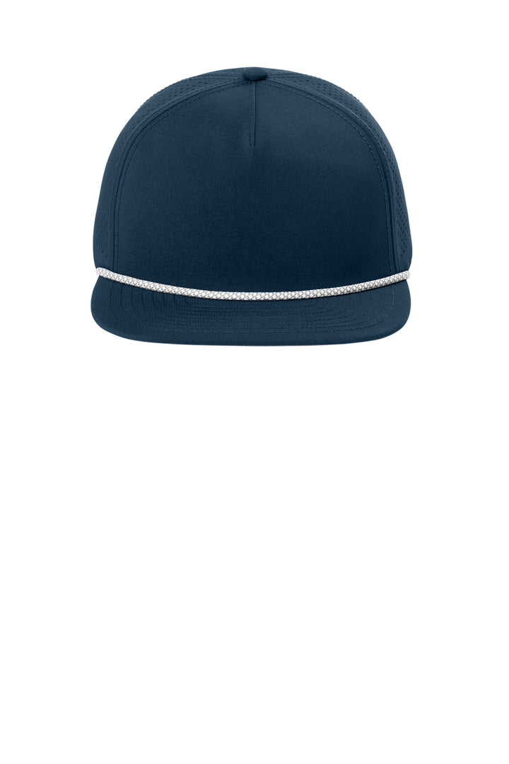 OGIO 5-Panel Rope Performance Cap OG607 — River Blue Navy — front