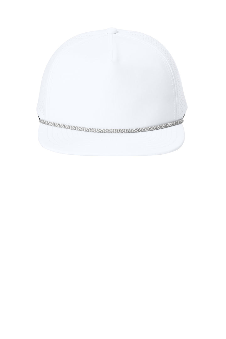 OGIO 5-Panel Rope Performance Cap OG607 — White — front