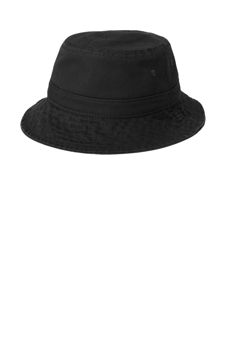 Port Authority Bucket Hat. PWSH2 — Black — front